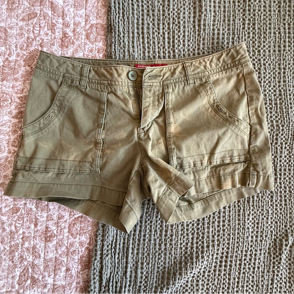 Eastern Mountain Sports Olive Utility Shorts Size 2